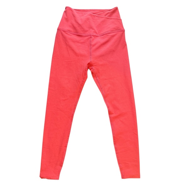 Beyond Yoga Spacedye Medium Legging High Waisted At Your Leisure Midi Coral Glow - Picture 2 of 8
